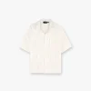 Represent All Over Crochet Shirt - Off White> Knitwear