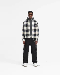 Represent All Over Initial Flannel Shirt - Blue Check><noscript><img width=