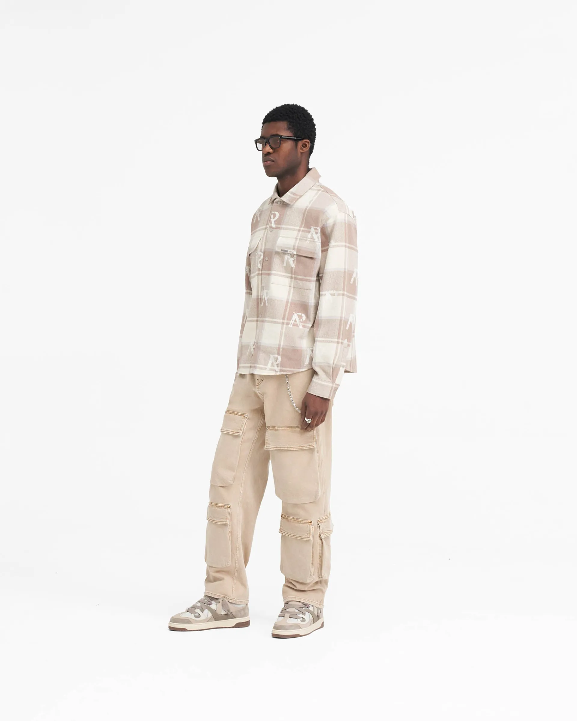 Represent All Over Initial Flannel Shirt -> Shirts