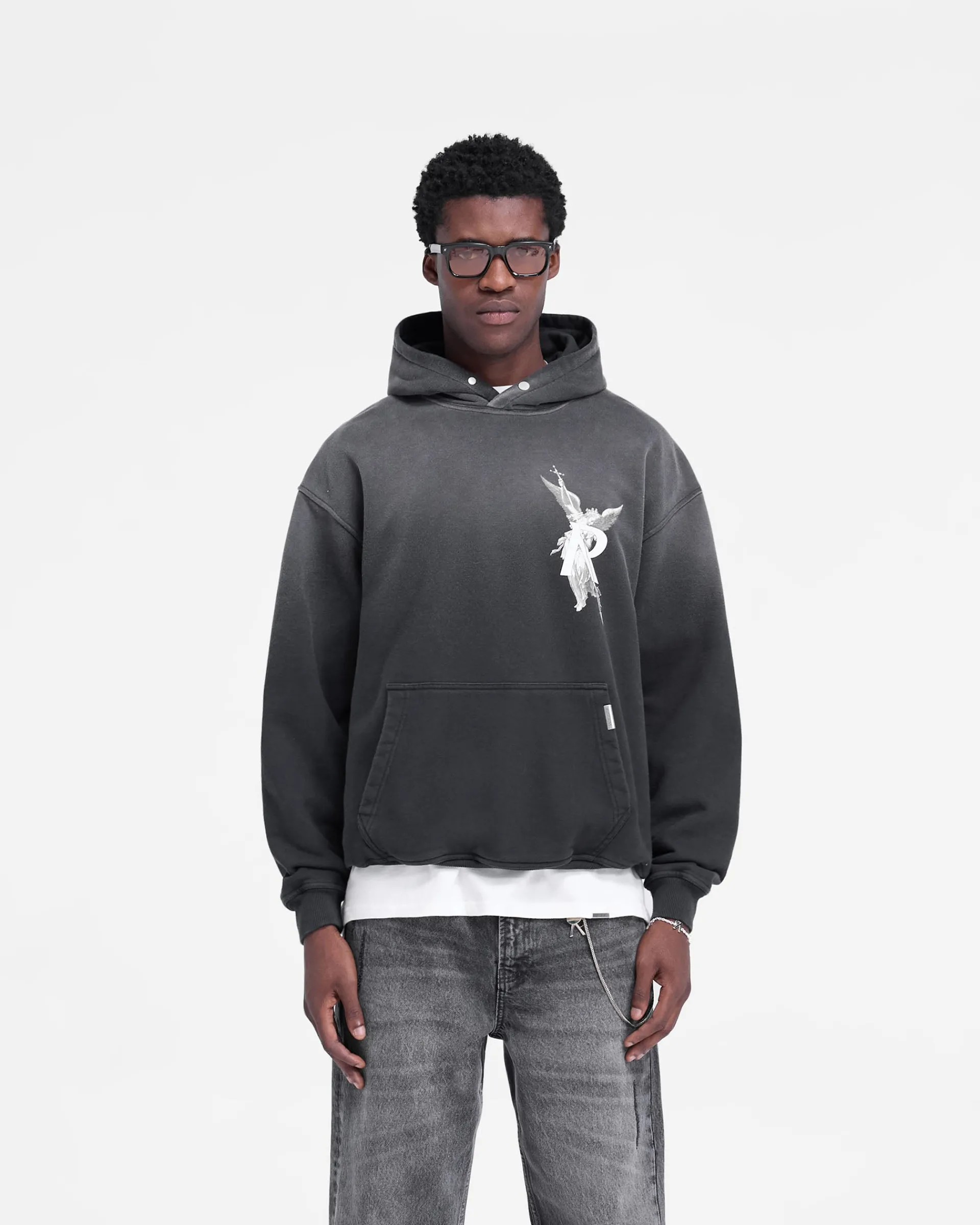 Represent Archangel Hoodie - Stained Black> Hoodies