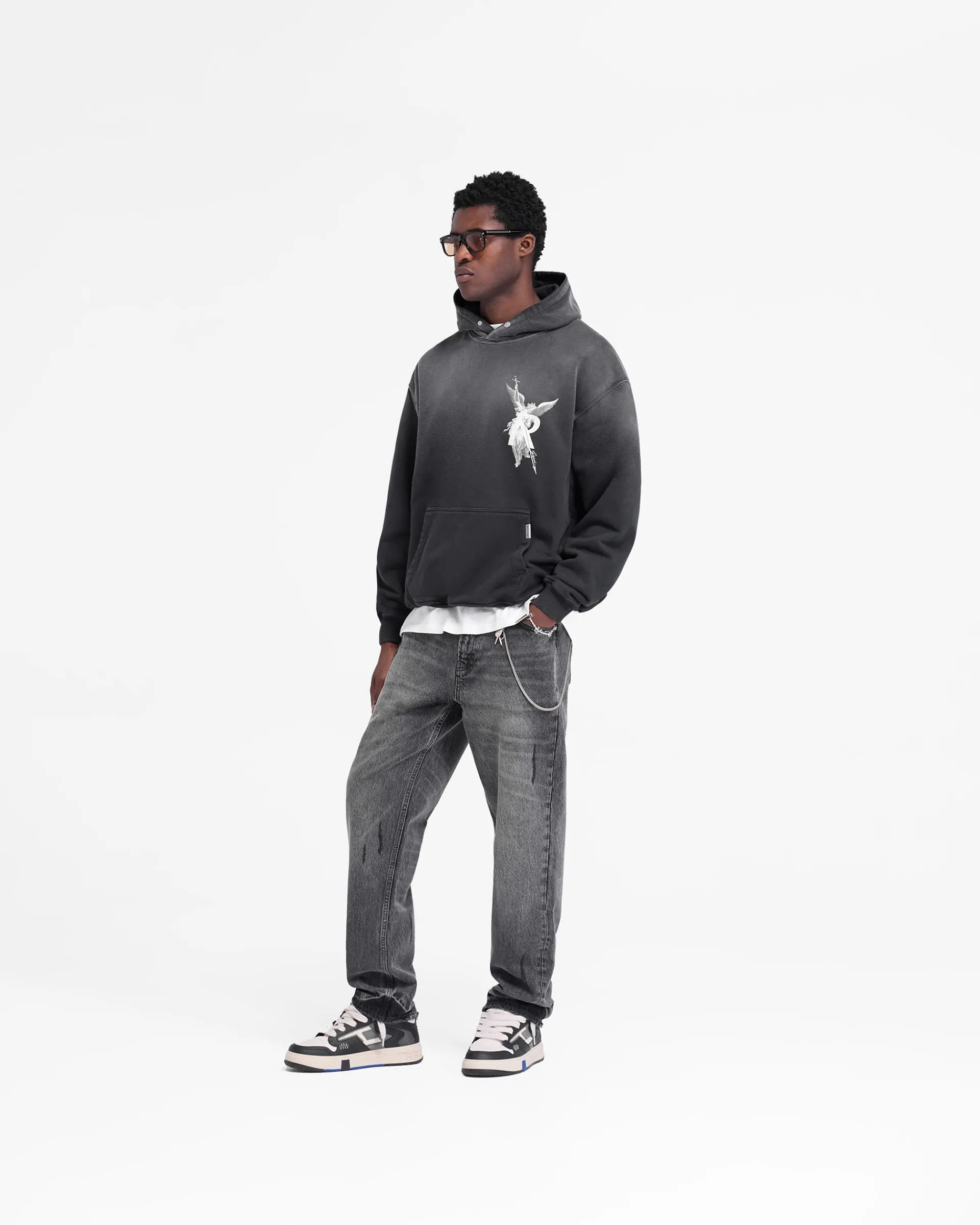 Represent Archangel Hoodie - Stained Black> Hoodies