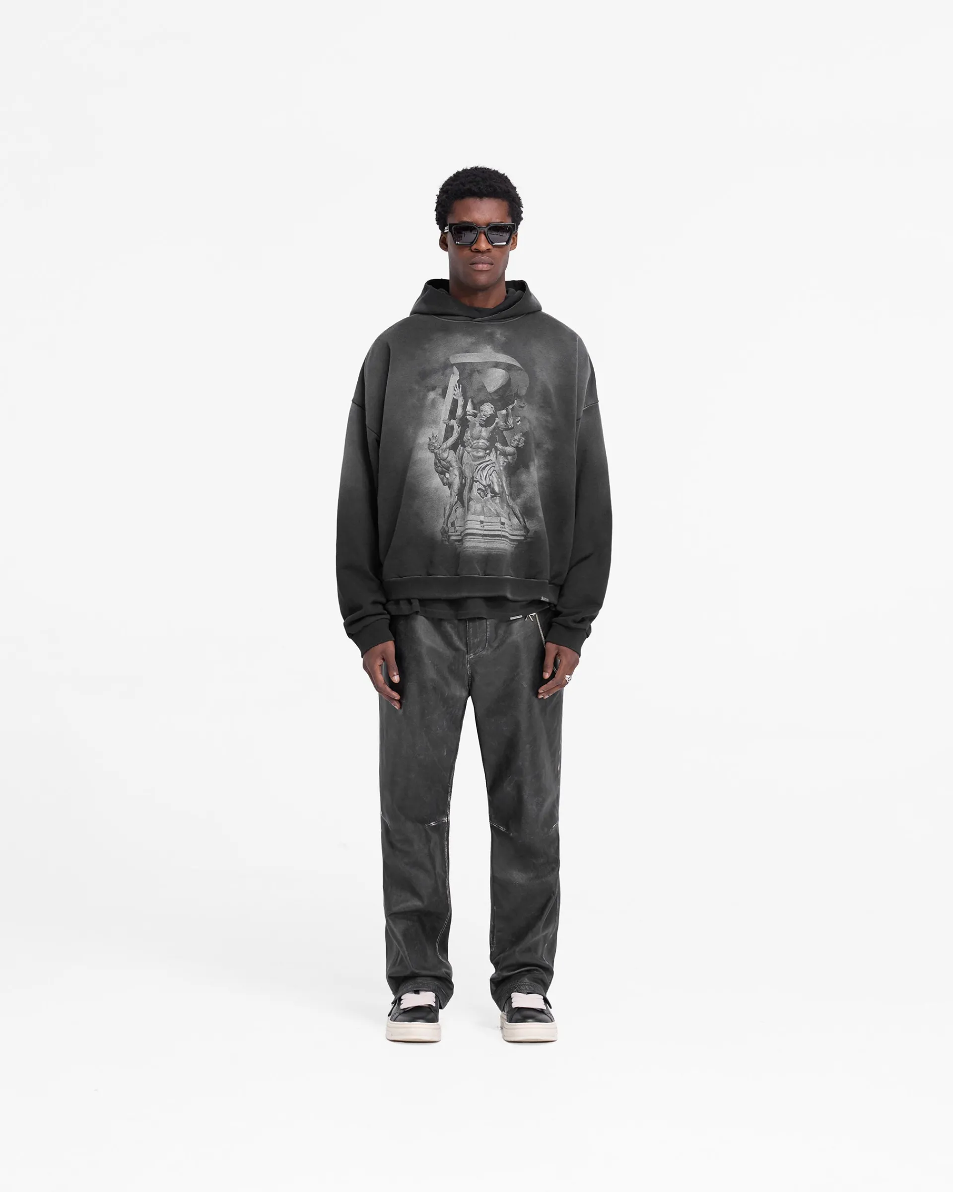 Represent Atlas Hoodie - Stained Black> Hoodies