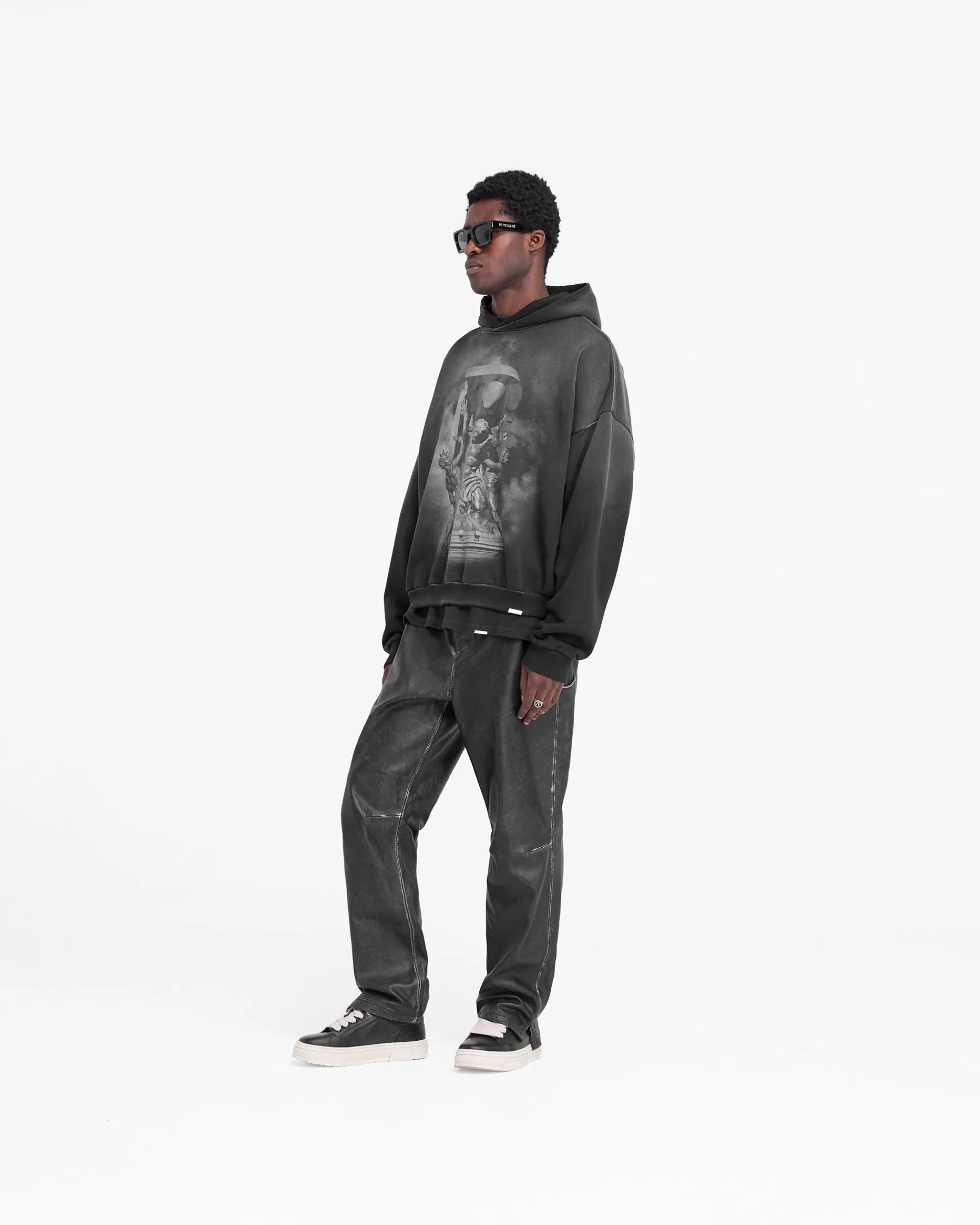 Represent Atlas Hoodie - Stained Black> Hoodies
