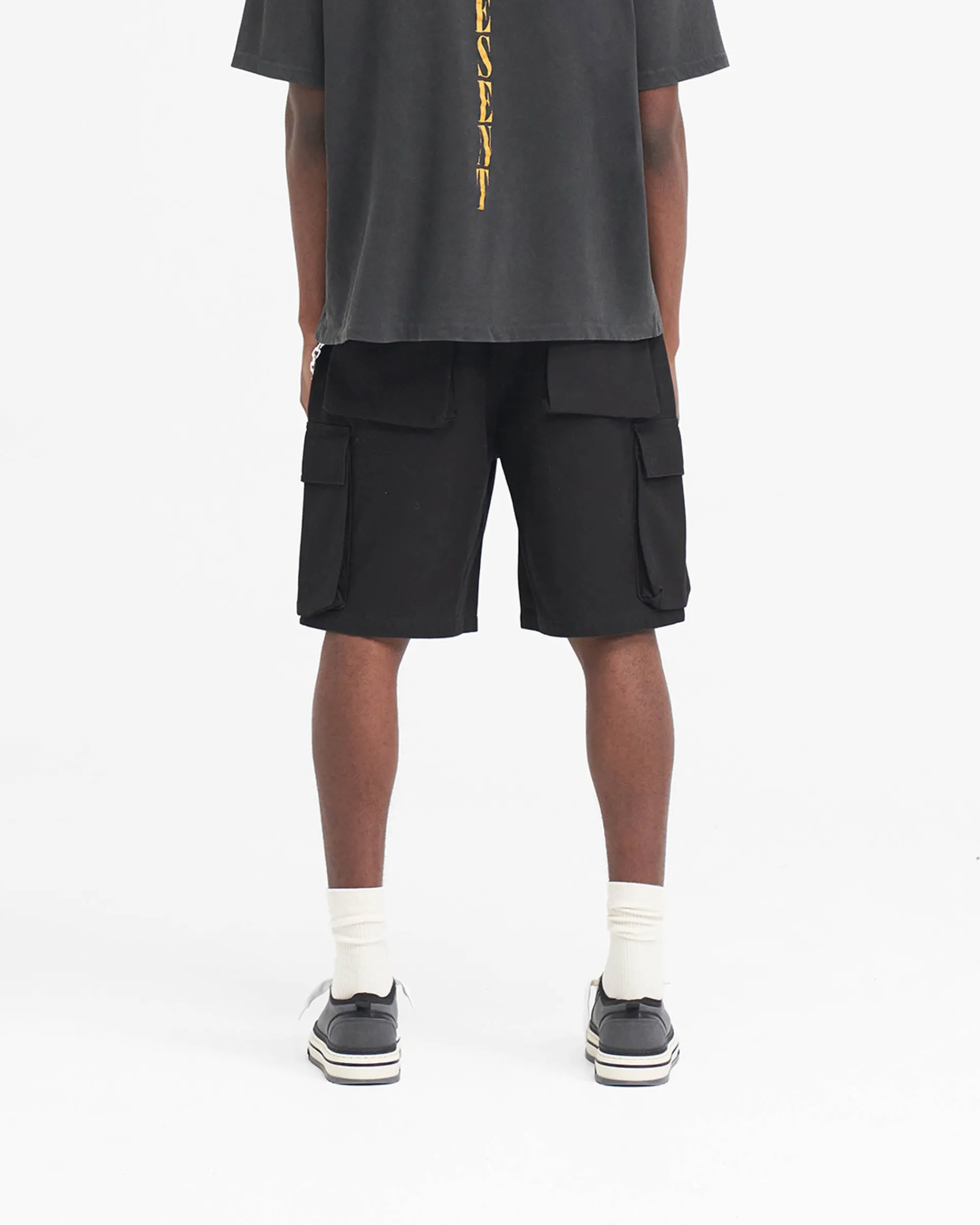 Represent Baggy Cotton Cargo Short -> Shorts