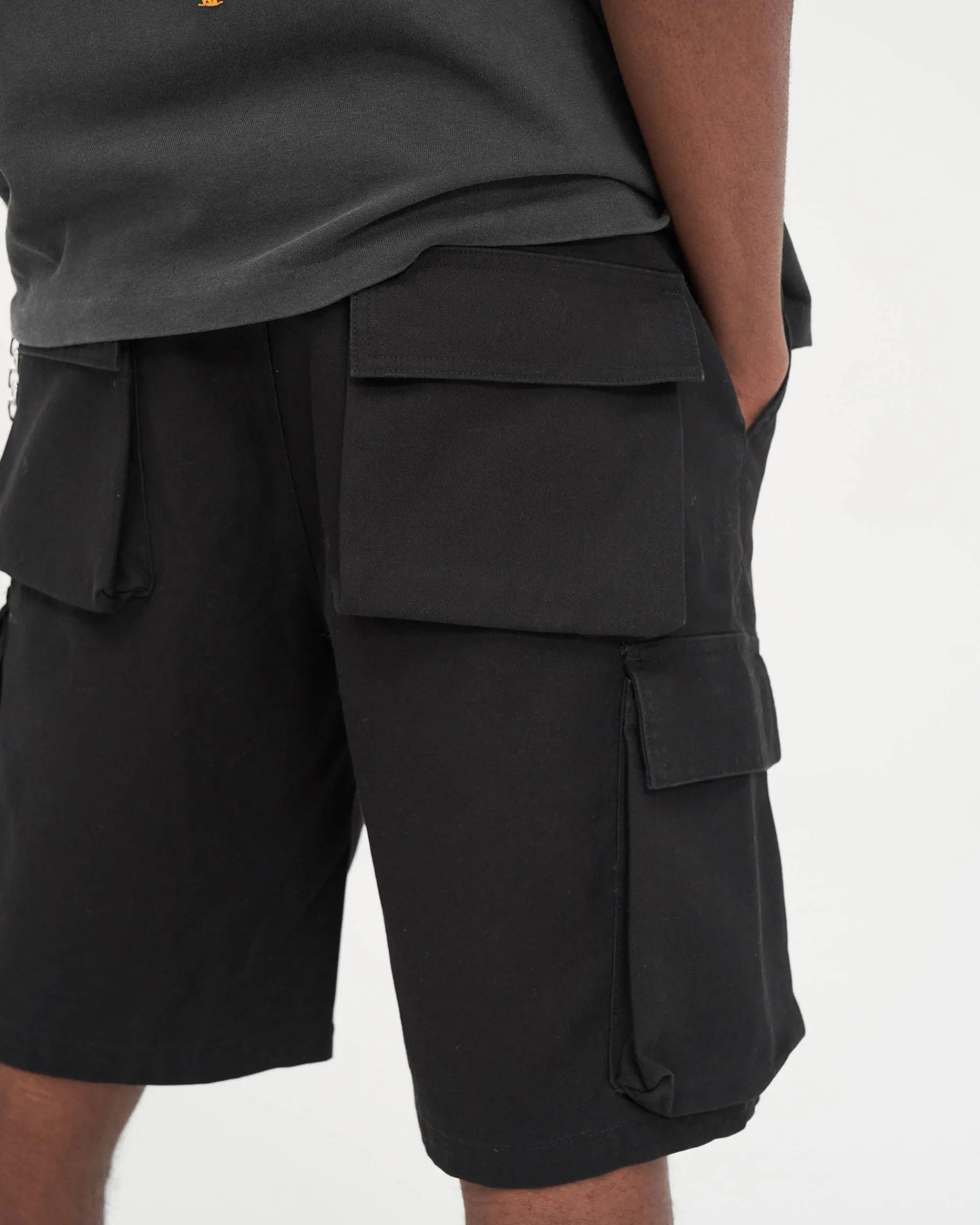 Represent Baggy Cotton Cargo Short -> Shorts