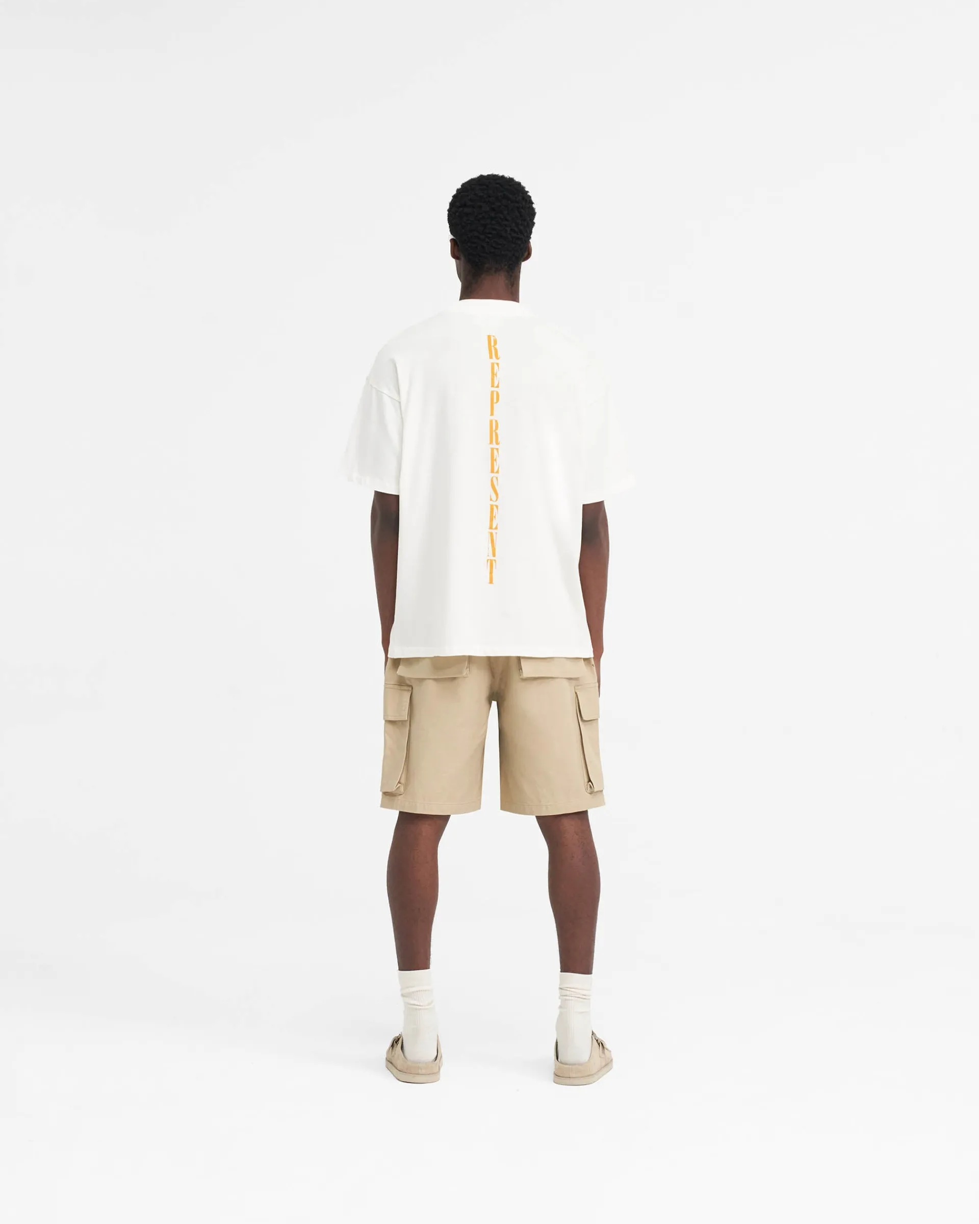 Represent Baggy Cotton Cargo Short -> Shorts