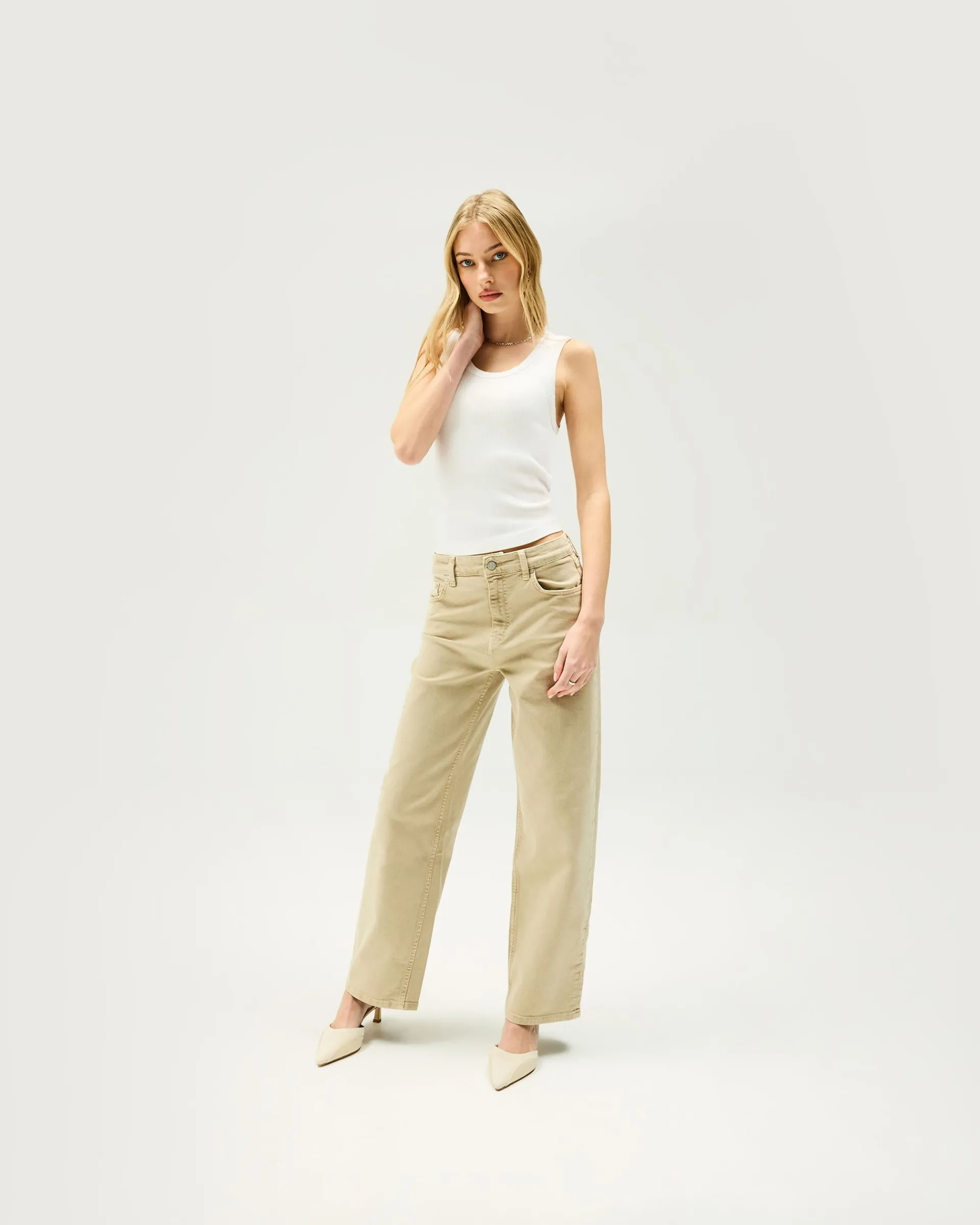 Represent Balloon Leg Jean - Iced Latte> Bottoms/Jeans