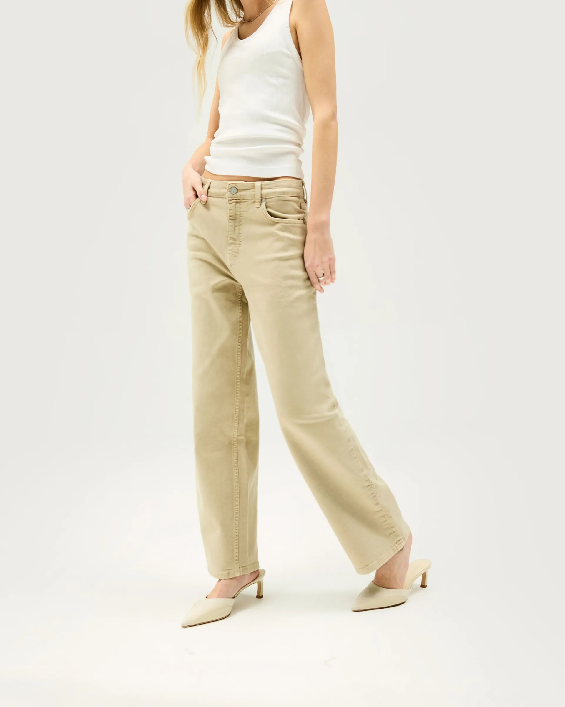 Represent Balloon Leg Jean - Iced Latte> Bottoms/Jeans