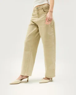 Represent Balloon Leg Jean - Iced Latte><noscript><img width=