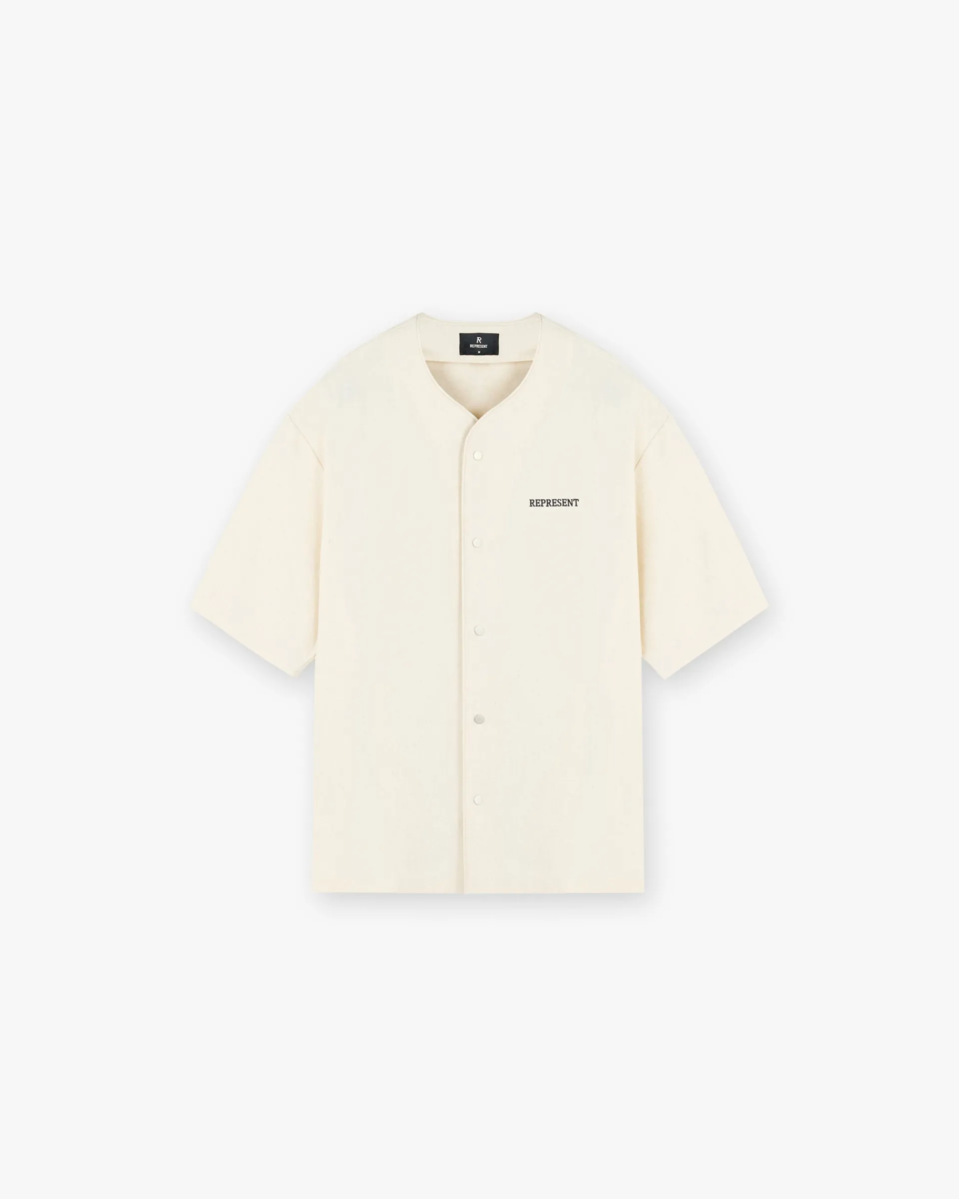 Represent Baseball Shirt - Antique White> Shirts