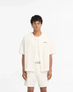 Represent Baseball Shirt - Antique White><noscript><img width=