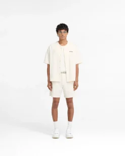 Represent Baseball Shirt - Antique White><noscript><img width=