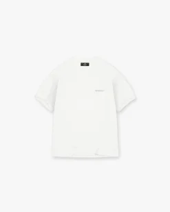 Represent Block Logo T-Shirt - Flat White> T-Shirts