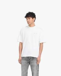 Represent Block Logo T-Shirt - Flat White> T-Shirts