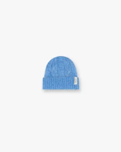 Represent Cable Knit Beanie - Electric Blue> Beanies