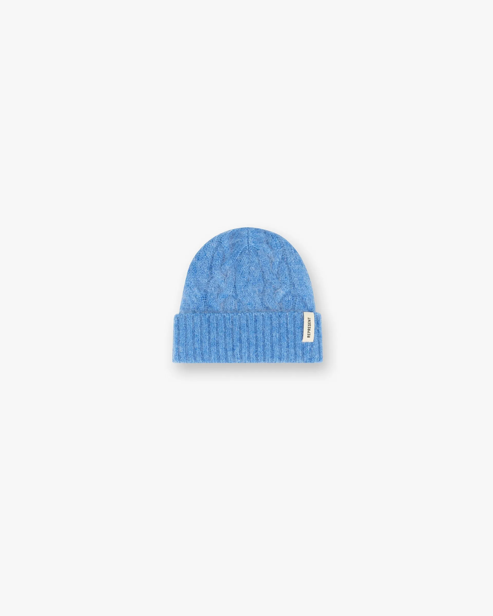 Represent Cable Knit Beanie - Electric Blue> Beanies