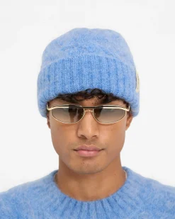 Represent Cable Knit Beanie - Electric Blue> Beanies