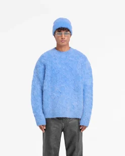 Represent Cable Knit Sweater - Electric Blue><noscript><img width=