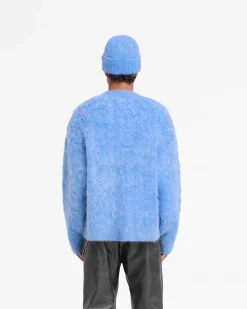Represent Cable Knit Sweater - Electric Blue><noscript><img width=