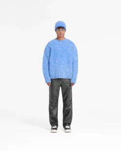 Represent Cable Knit Sweater - Electric Blue><noscript><img width=