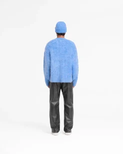 Represent Cable Knit Sweater - Electric Blue><noscript><img width=