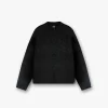 Represent Cable Knit Sweater - Jet Black> Knitwear
