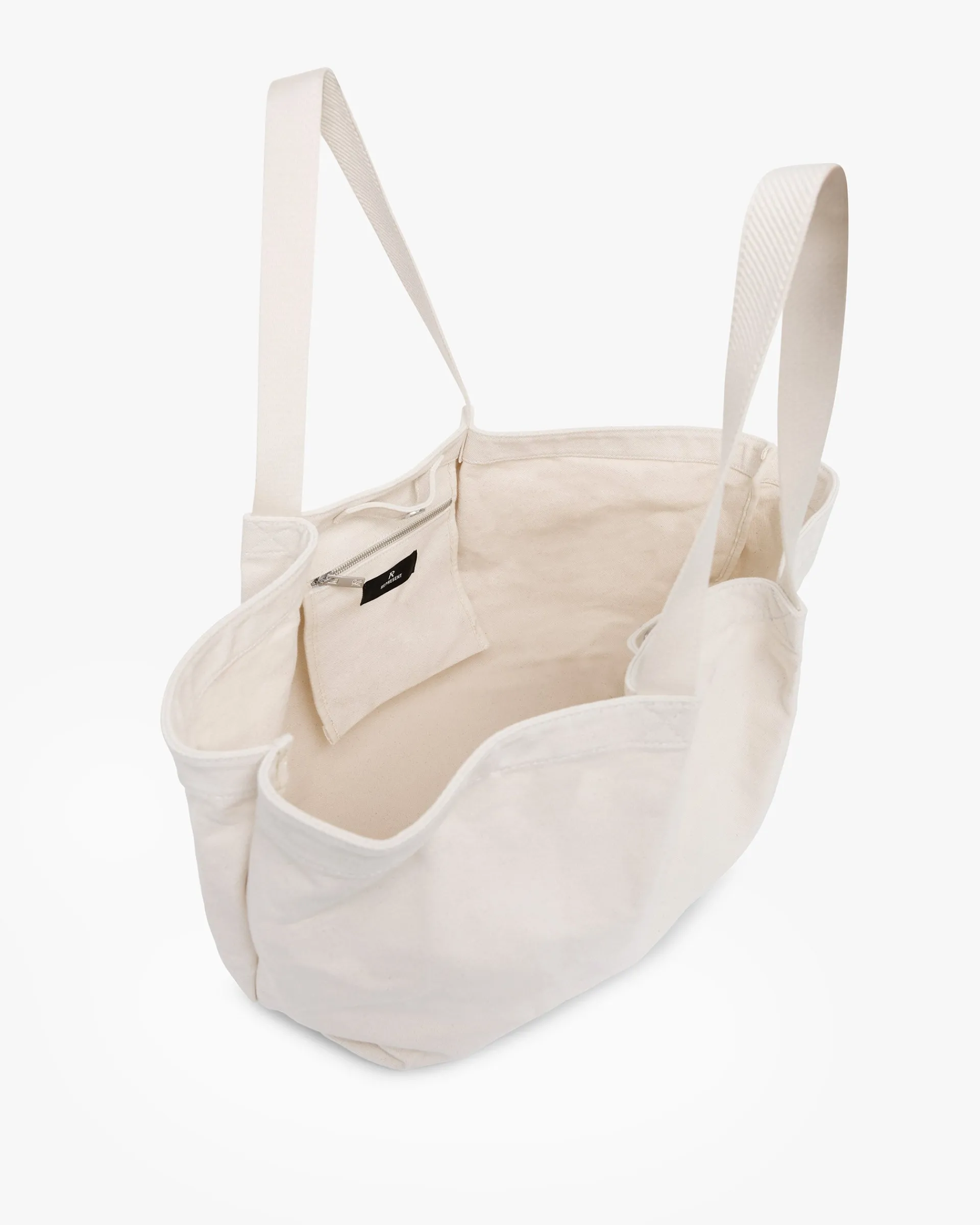 Represent Canvas Pleat Large Tote - Pistachio Shell> Bags