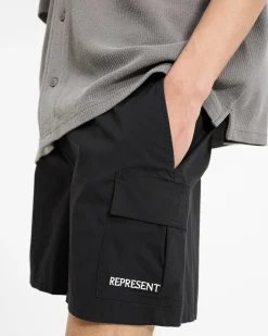 Represent Cargo Swim Shorts - Jet Black><noscript><img width=