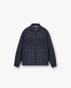 Represent Check Flannel Shirt - Blue Check> Shirts