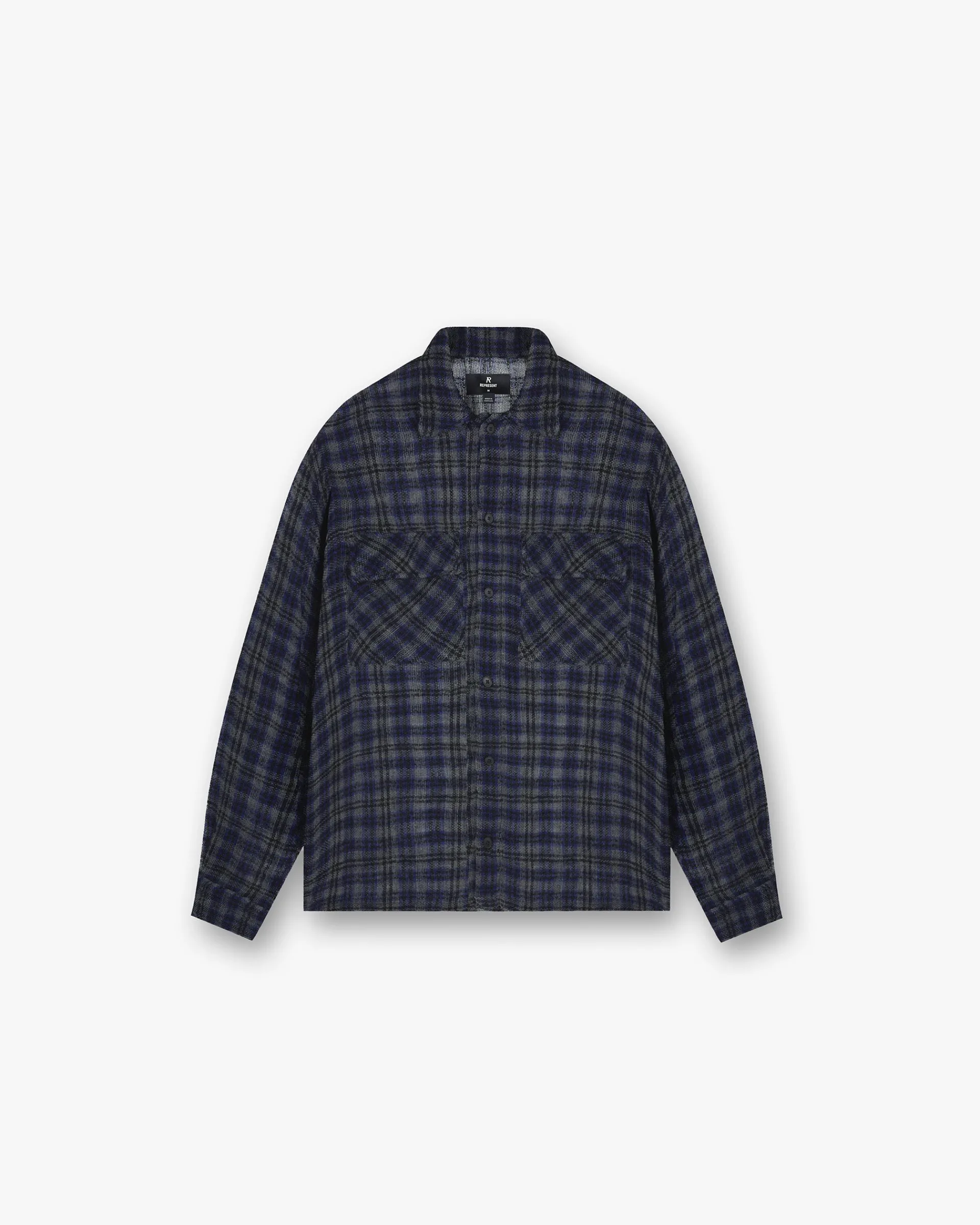 Represent Check Flannel Shirt - Blue Check> Shirts