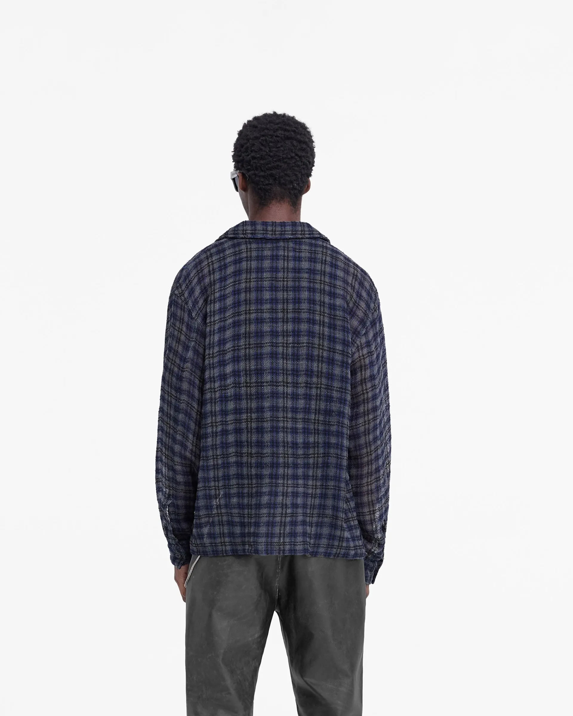 Represent Check Flannel Shirt - Blue Check> Shirts