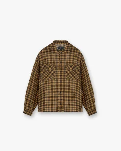 Represent Check Flannel Shirt - Yellow Check> Shirts