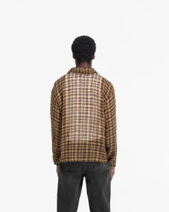 Represent Check Flannel Shirt - Yellow Check><noscript><img width=