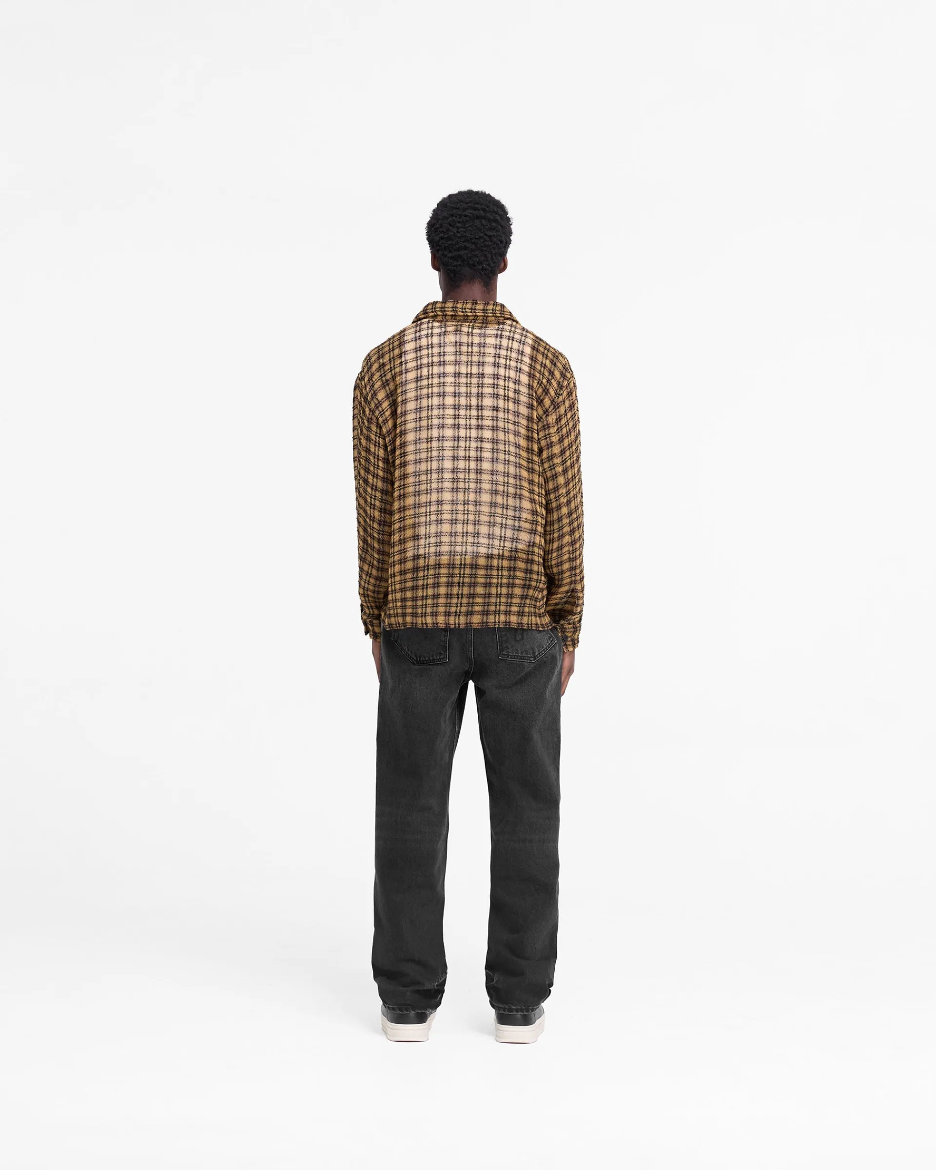 Represent Check Flannel Shirt - Yellow Check> Shirts