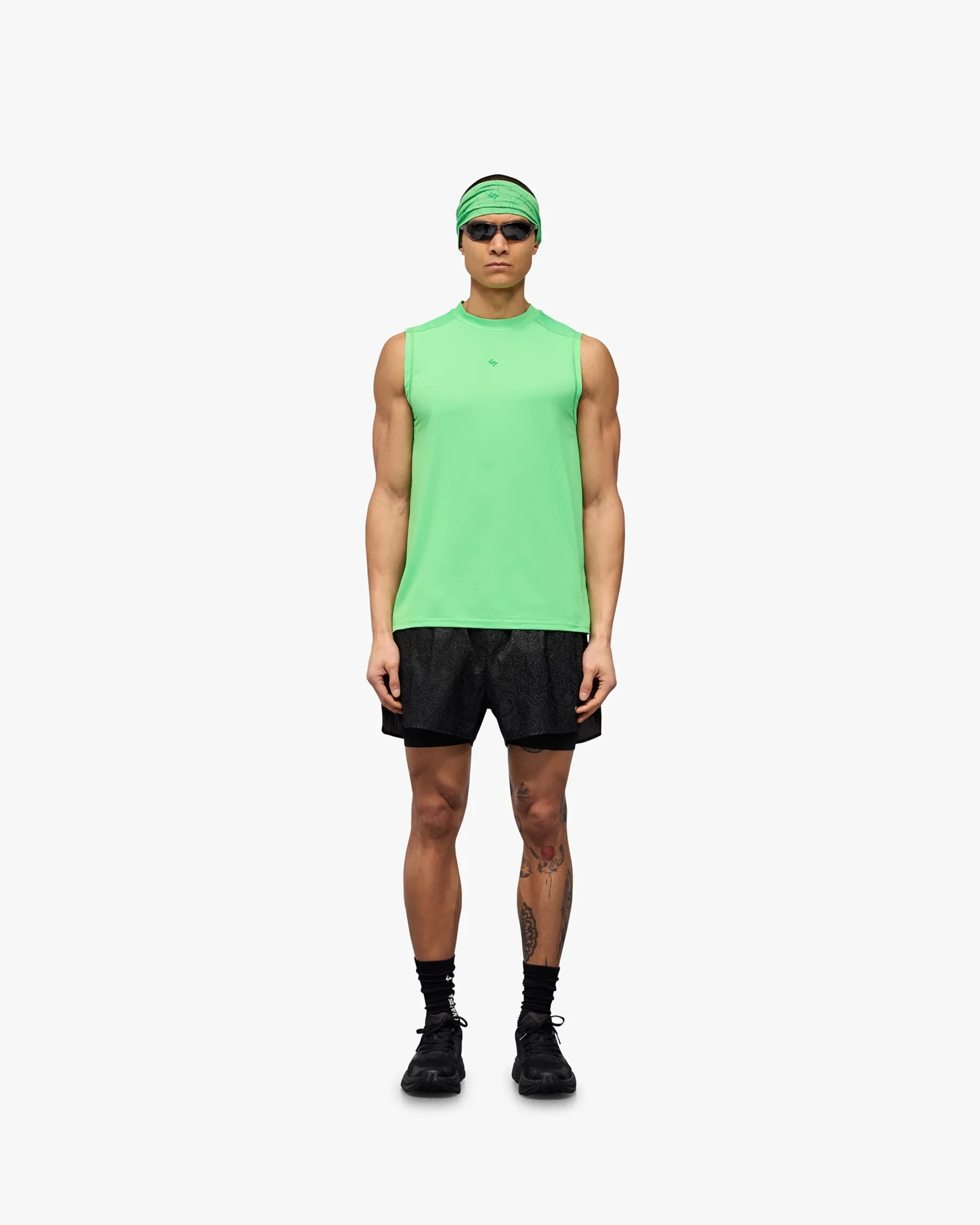 Represent 247 Contour Run Tank - Speed Green> T-Shirts