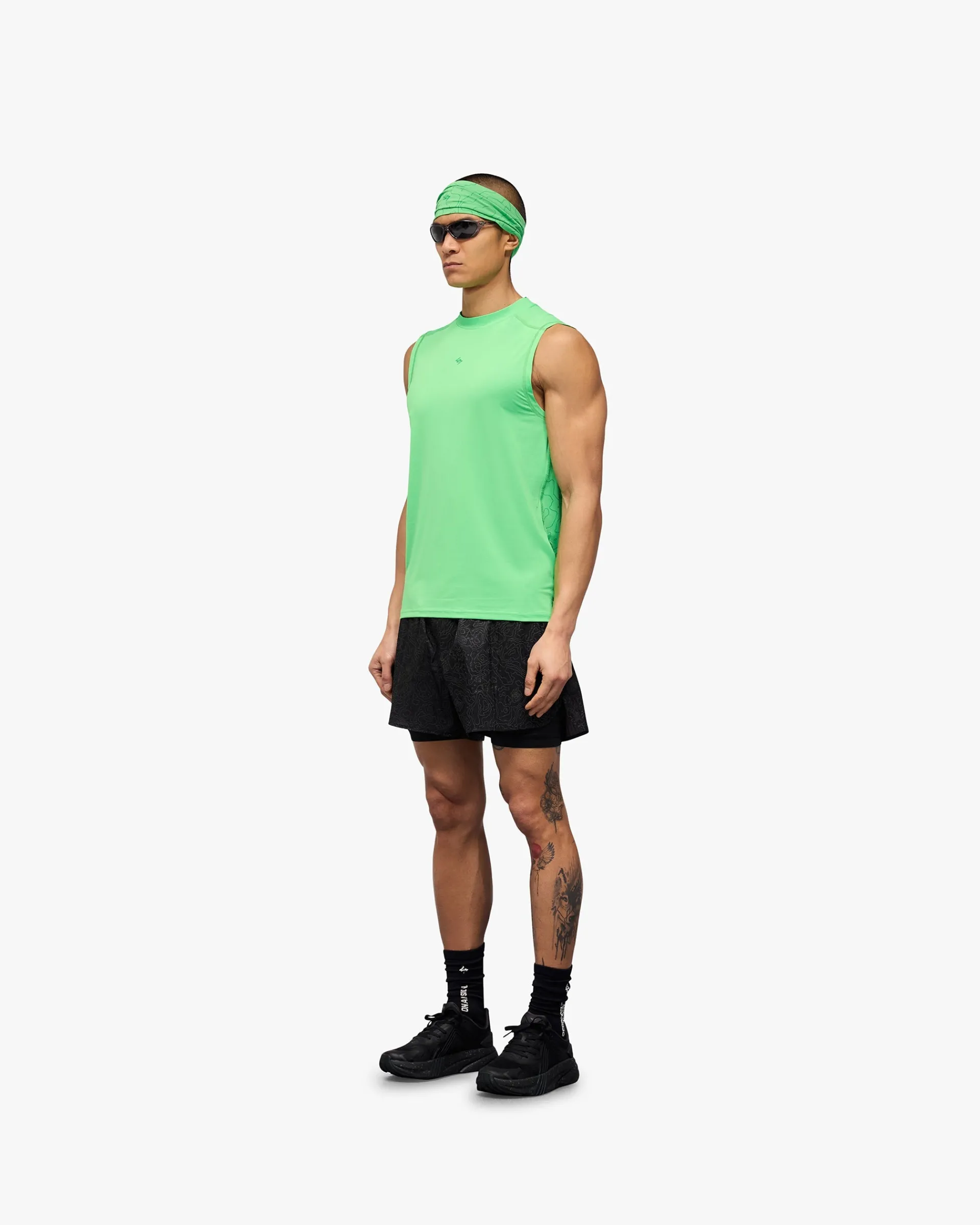Represent 247 Contour Run Tank - Speed Green> T-Shirts