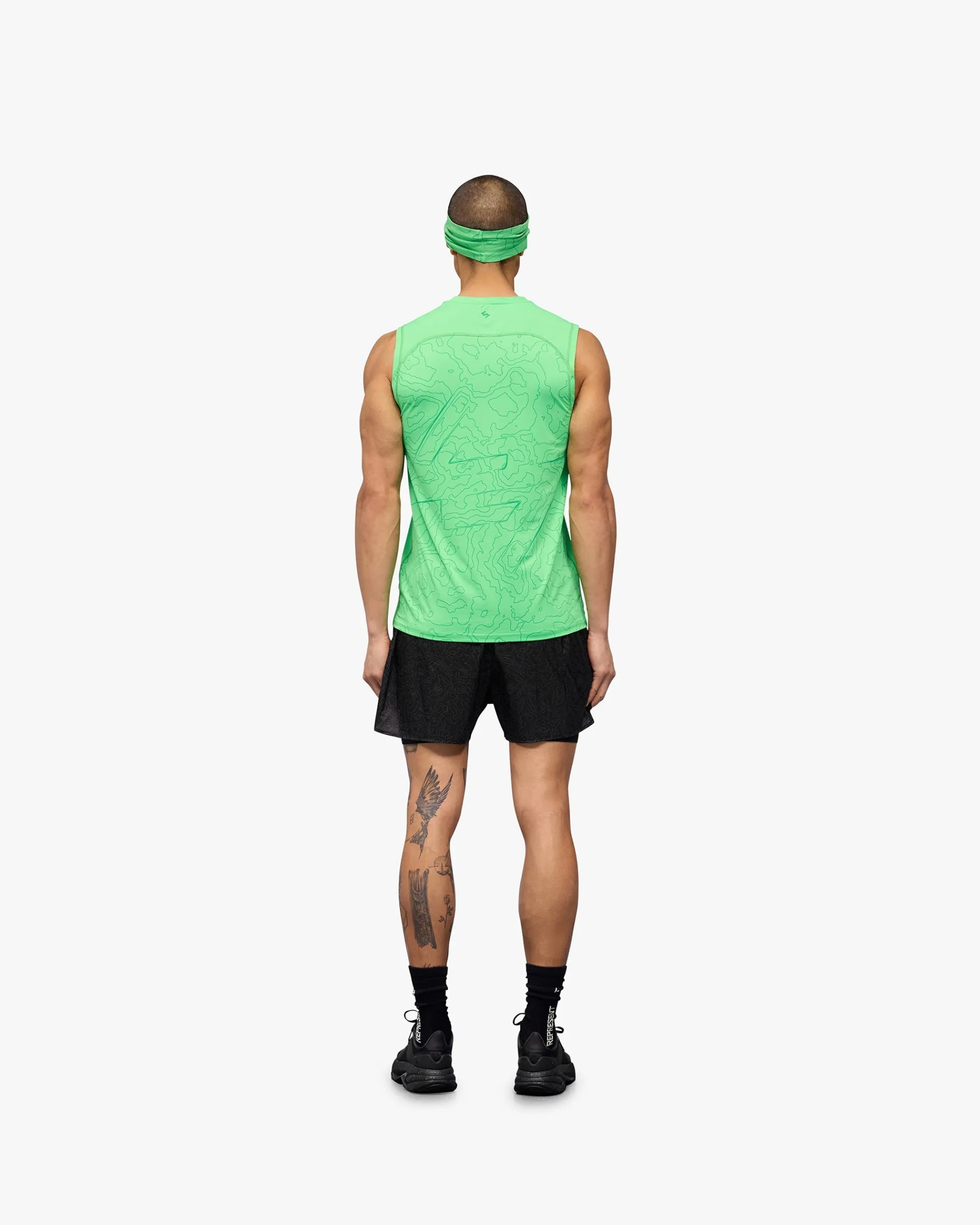 Represent 247 Contour Run Tank - Speed Green> T-Shirts