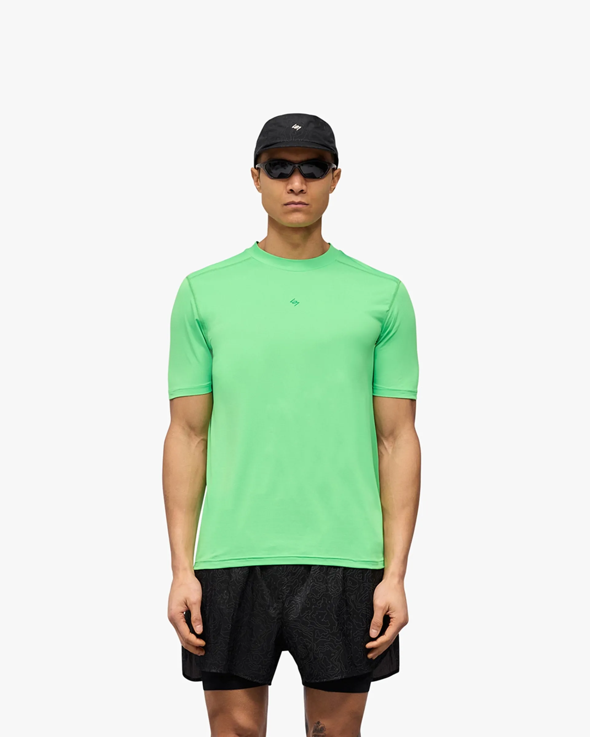 Represent 247 Contour Run T-Shirt - Speed Green> T-Shirts