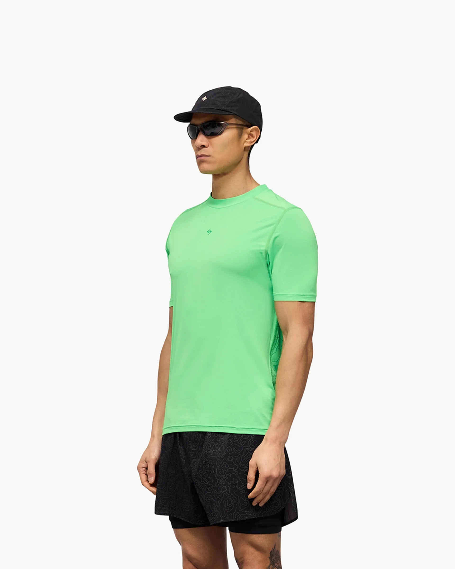 Represent 247 Contour Run T-Shirt - Speed Green> T-Shirts