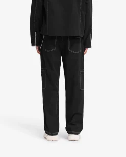 Represent Contrast Stitch Pant - Jet Black><noscript><img width=
