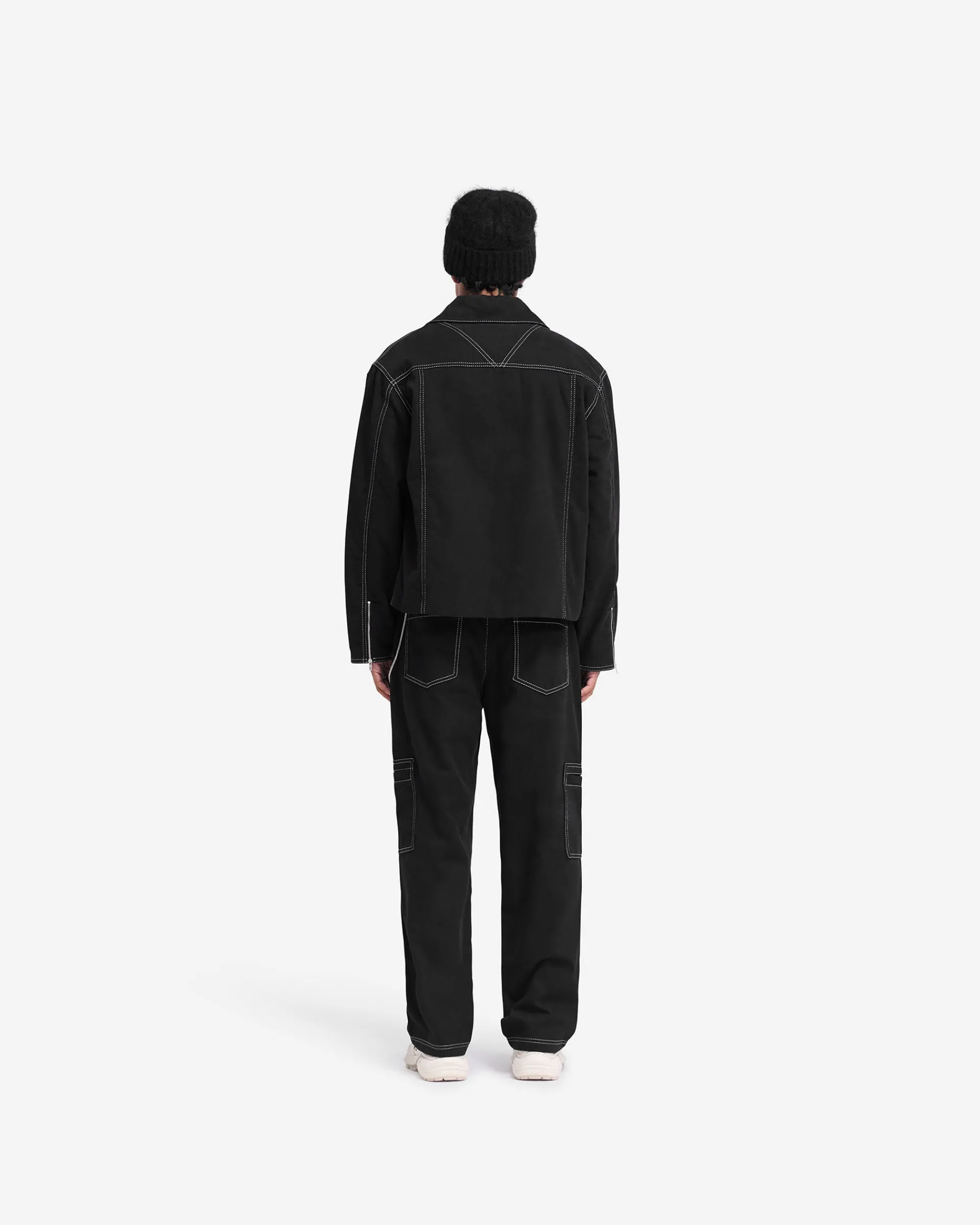 Represent Contrast Stitch Pant - Jet Black> Pants