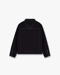 Represent Contrast Stitch Smart Jacket - Jet Black> Outerwear