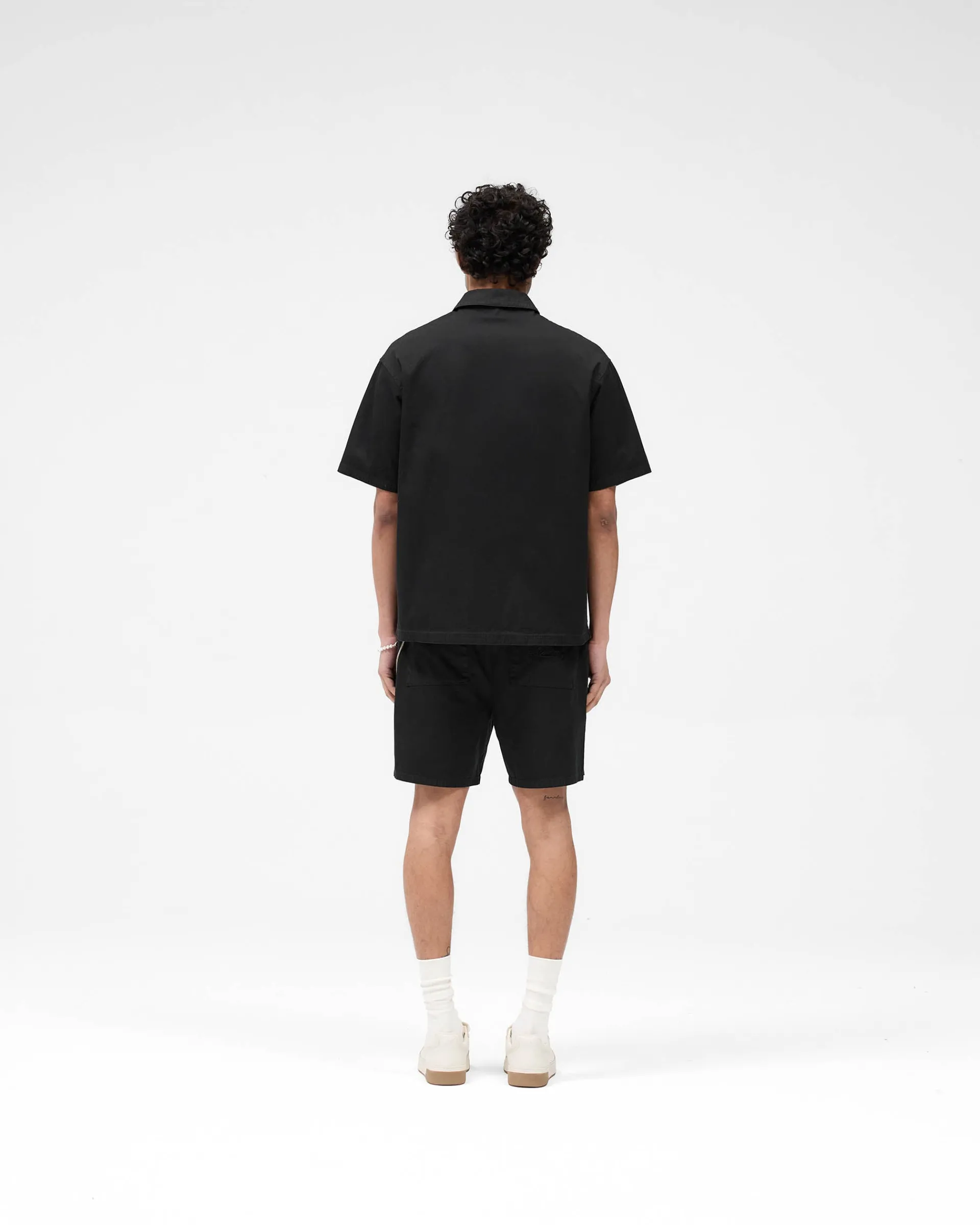 Represent Cotton Tailored Short - Jet Black> Shorts