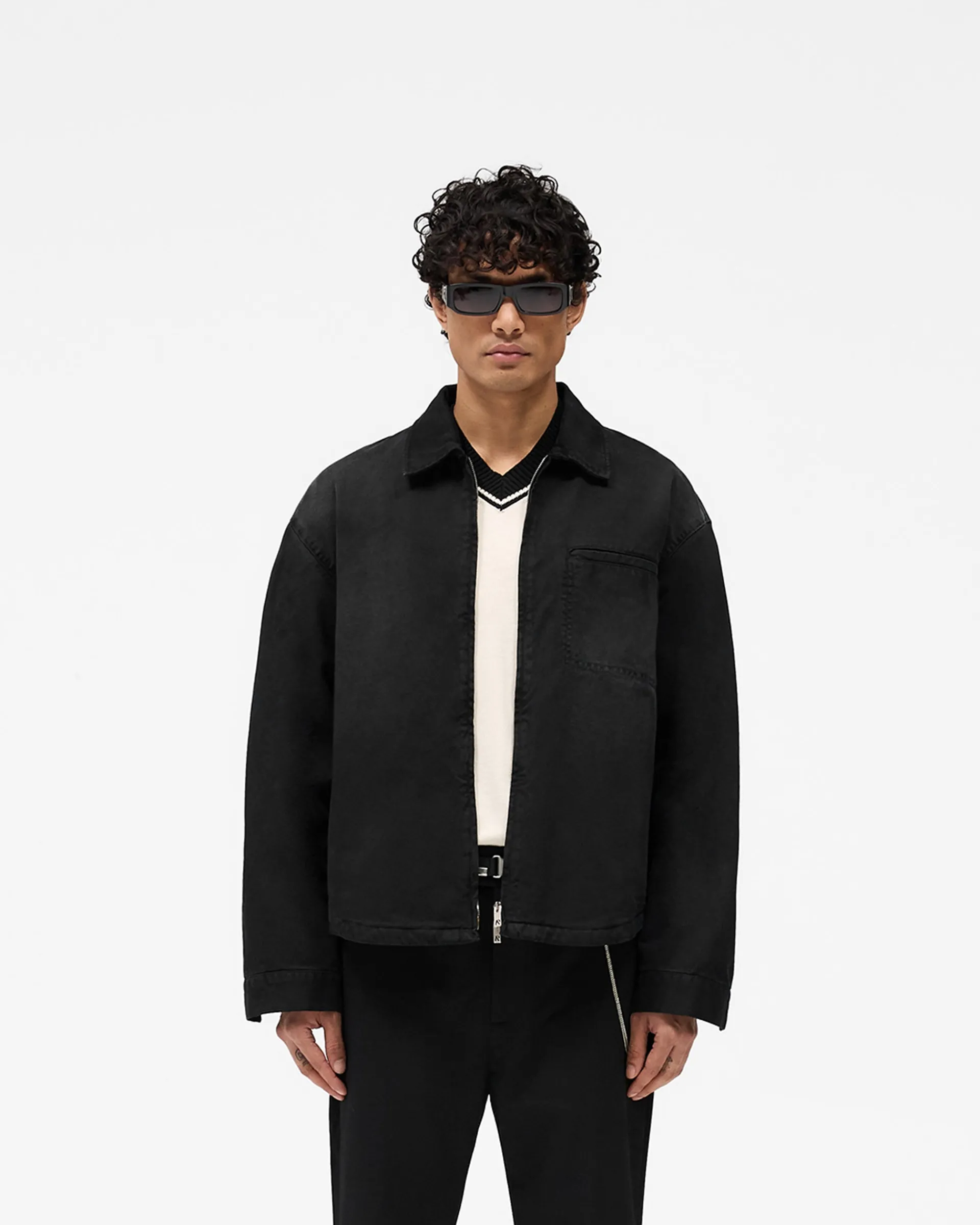 Represent Cotton Zip Through Shirt -> Shirts