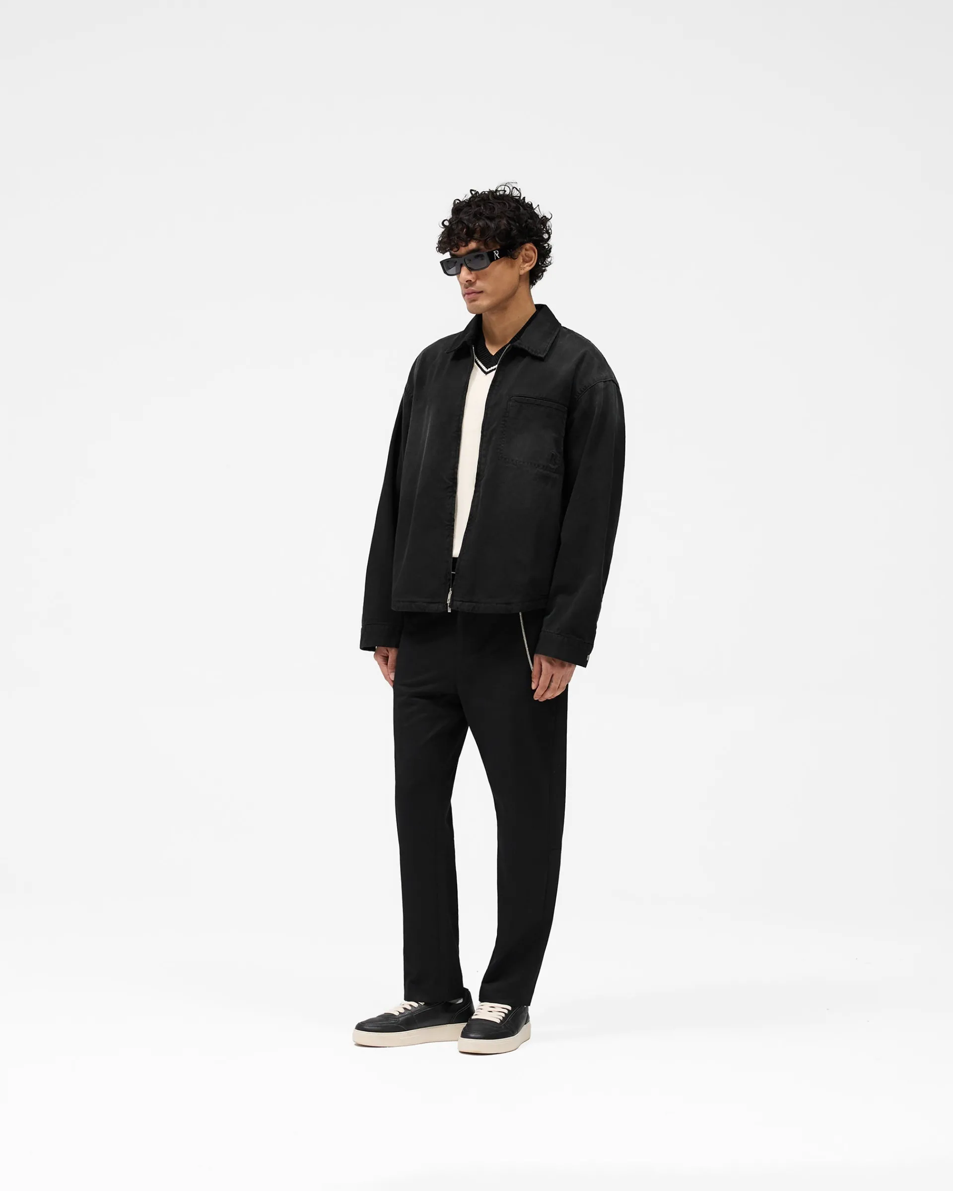 Represent Cotton Zip Through Shirt -> Shirts