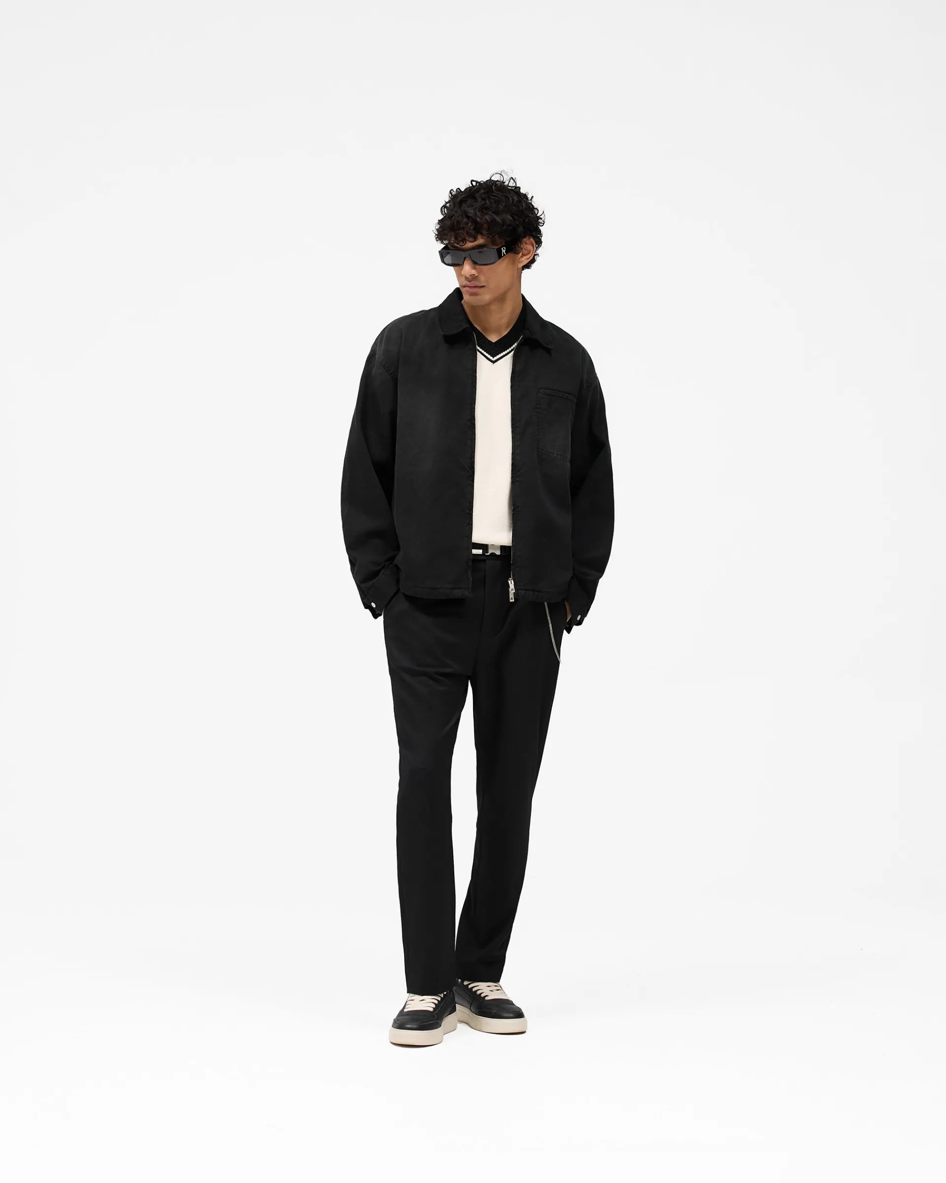 Represent Cotton Zip Through Shirt -> Shirts
