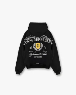 Represent Crest Hoodie - Vintage Black> Hoodies