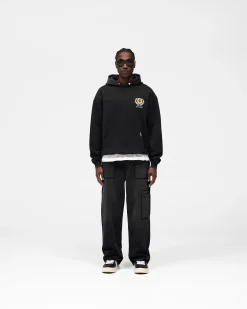 Represent Crest Hoodie - Vintage Black><noscript><img width=