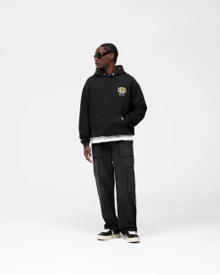 Represent Crest Hoodie - Vintage Black><noscript><img width=