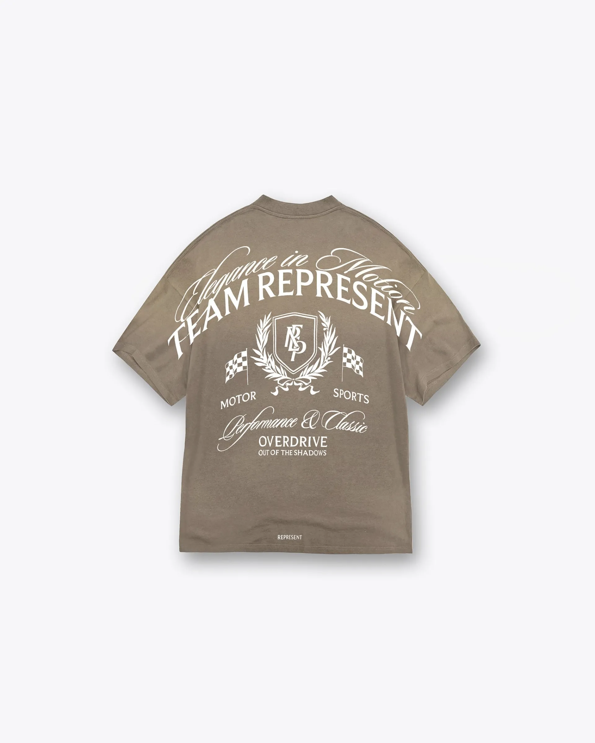 Represent Crest T-Shirt - Dark Taupe> T-Shirts